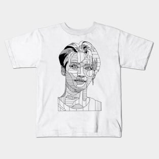 Seongwha line-shaded Kids T-Shirt